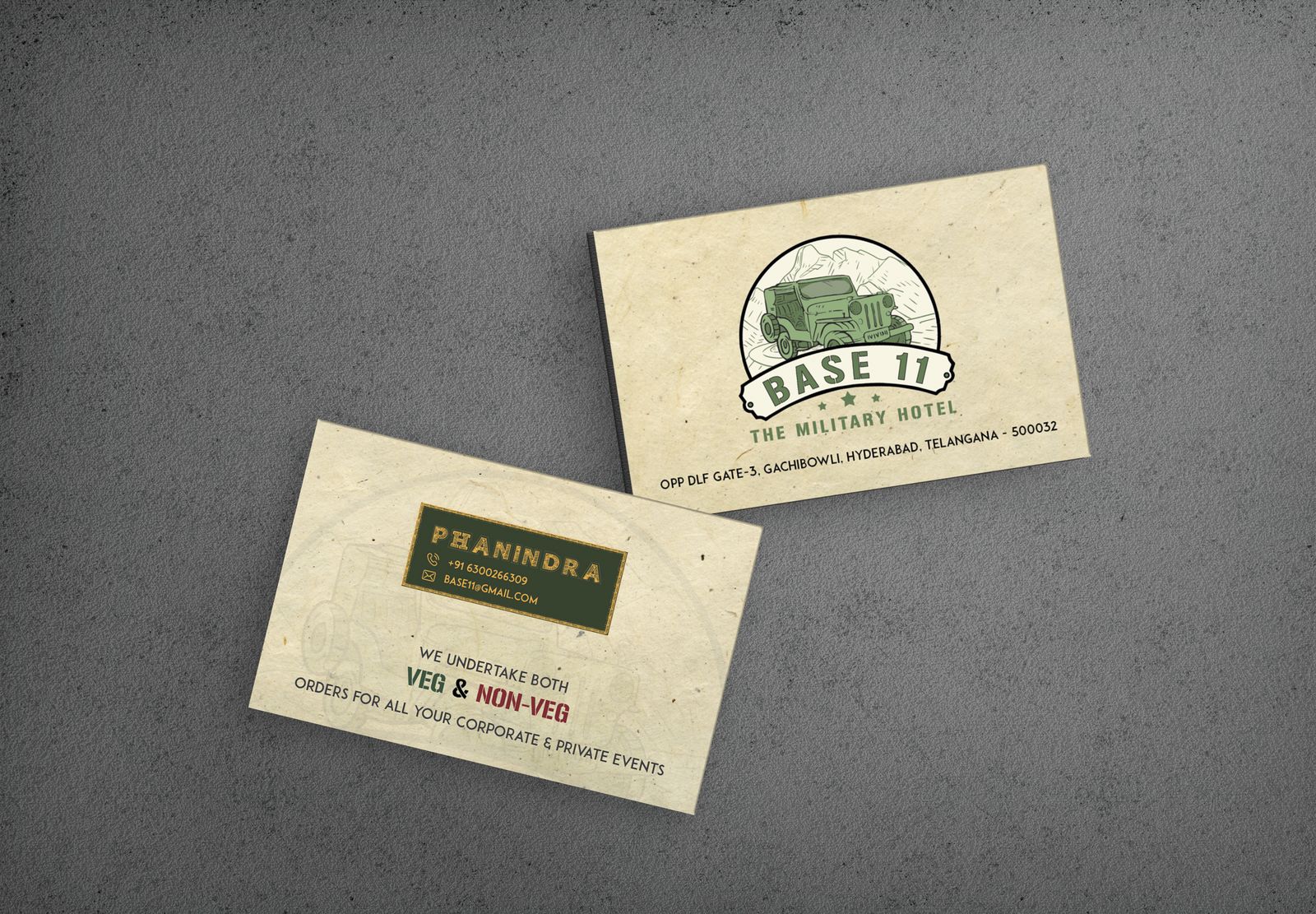 Base11 Hotel Business Card